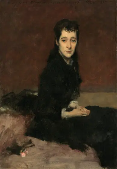 Mrs. Charles Gifford Dyer (Mary Anthony), John Singer Sargent, 1880, oil on canvas