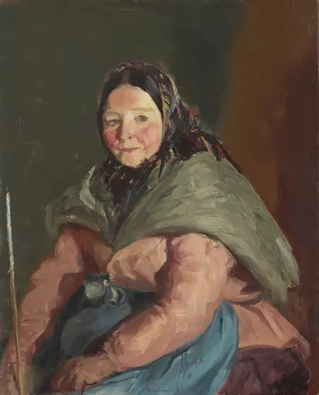 Herself, Robert Henri, 1913, oil on canvas