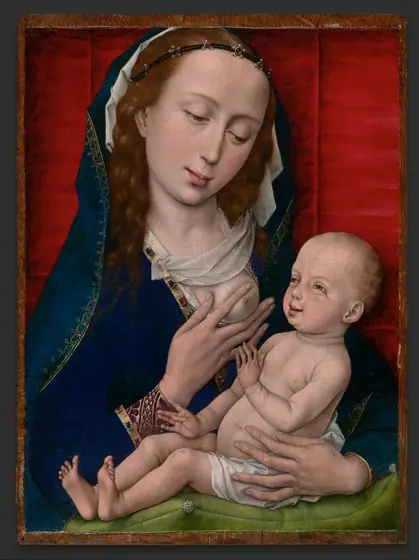 Virgin and Child, Rogier van der Weyden, c. 1460, oil on panel