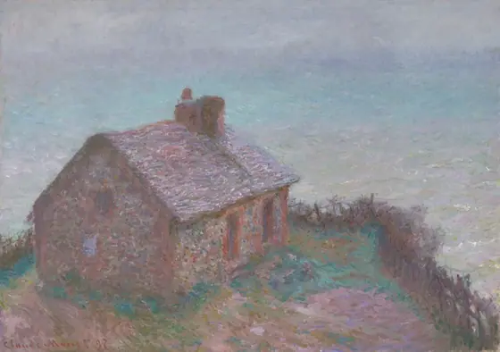 The Customs House at Varengeville, Claude Monet, 1897, oil on canvas