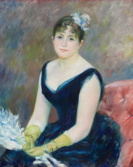 Madame Léon Clapisson, Pierre-Auguste Renoir, 1883, oil on canvas