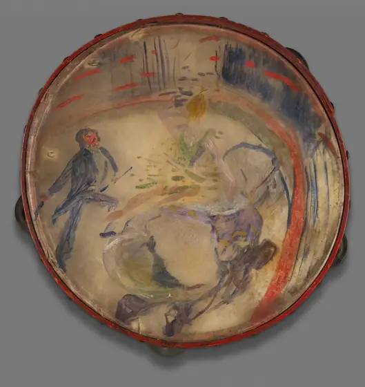 At the Circus: The Bareback Rider (Au Cirque: Écuyère), Henri de Toulouse-Lautrec, 1888, oil on vellum