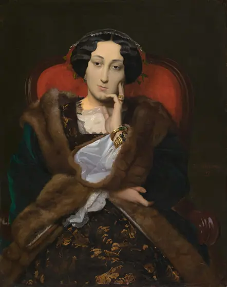 Portrait of a Woman, Jean-Léon Gérôme, 1851, oil on canvas