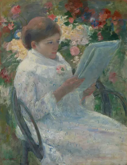 On a Balcony, Mary Cassatt, 1878–79, oil on canvas