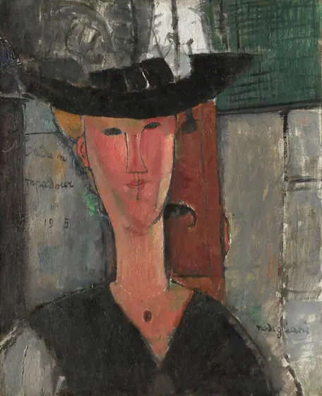 Madam Pompadour, Amedeo Modigliani, 1915, oil on canvas