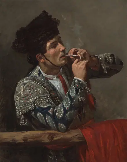 After the Bullfight, Mary Cassatt, 1873, oil on canvas