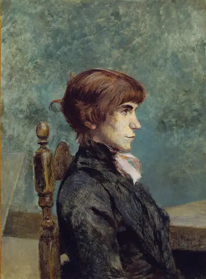 Portrait of Jeanne Wenz, Henri de Toulouse-Lautrec, 1886, oil on canvas