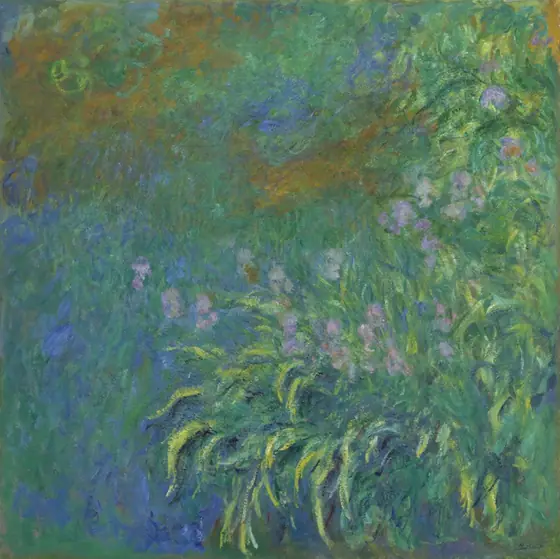 Irises, Claude Monet, 1914–17, oil on canvas