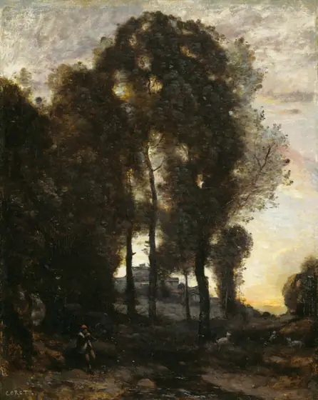 Souvenir of Italy, Camille Corot, 1855–60, oil on canvas