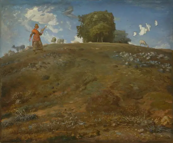 In the Auvergne, Jean-François Millet, c. 1866–69, oil on canvas