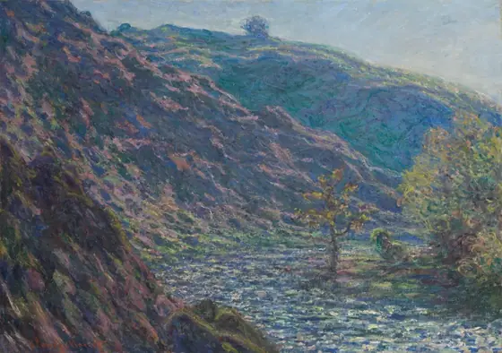 The Petite Creuse River, Claude Monet, 1889, oil on canvas