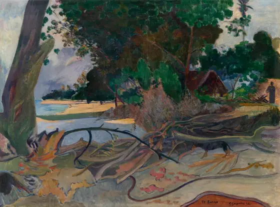 Te burao (The Hibiscus Tree), Paul Gauguin, 1892, oil on canvas