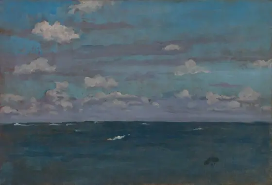 Violet and Silver—The Deep Sea, James McNeill Whistler, 1893, oil on canvas