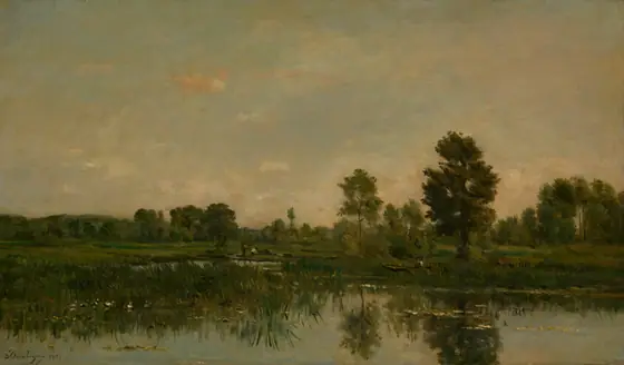 The Marsh, Charles-François Daubigny, 1871, oil on panel