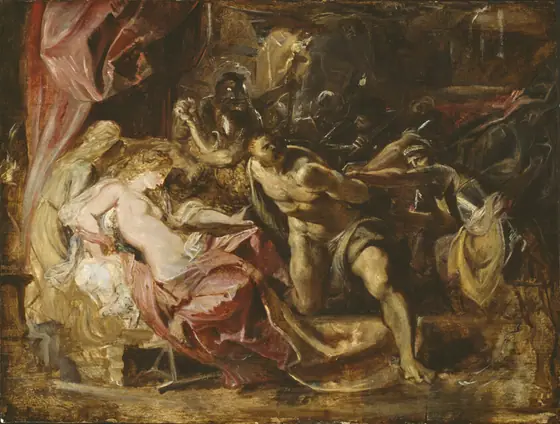 The Capture of Samson, Peter Paul Rubens, 1609–10, oil on panel