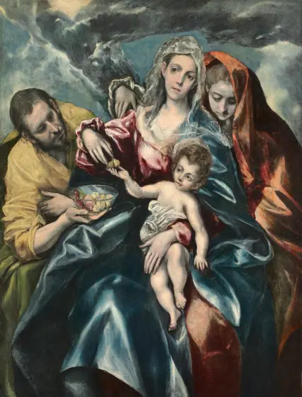The Holy Family with Mary Magdalen, El Greco, c. 1590–95, oil on canvas