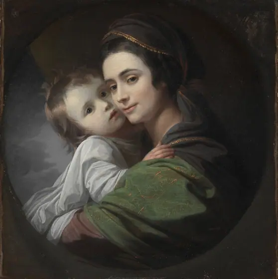 Elizabeth Shewell West and Her Son, Raphael, Benjamin West, c. 1770, oil on canvas