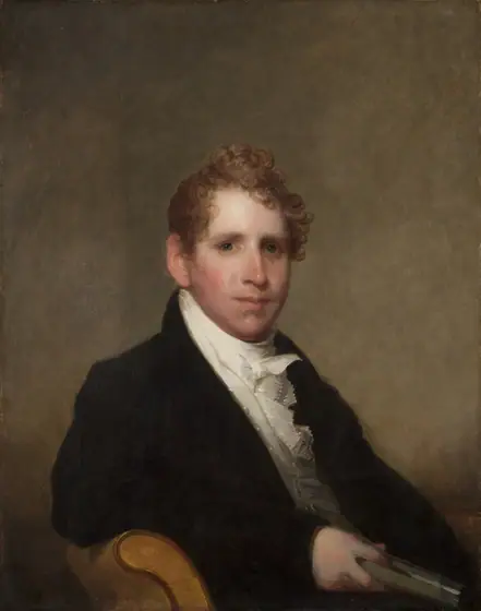 Dr. James Stuart, Gilbert Stuart, c. 1815, oil on wood