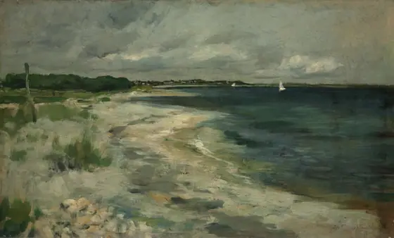 Storm Clouds, John Henry Twachtman, 1880, oil on canvas
