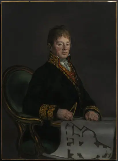 Portrait of Don Juan Antonio Cuervo, Francisco de Goya, 1819, oil on canvas
