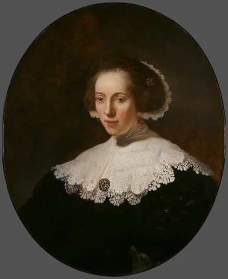 Portrait of a Woman, Rembrandt van Rijn, 1635 or earlier, oil on wood