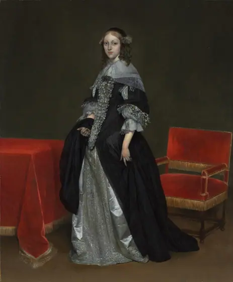 Portrait of a Woman, Gerard ter Borch, c. 1665, oil on canvas