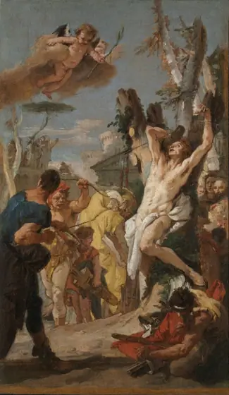 Study for "The Martyrdom of Saint Sebastian" (for the Augustinian monastery at Diessen, Germany), Giovanni Battista Tiepolo, 1739, oil on canvas