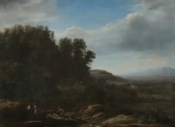 Italian Landscape, Claude Lorrain, c. 1630, oil on canvas