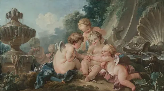 Cupids in Conspiracy, François Boucher, 1740s, oil on canvas