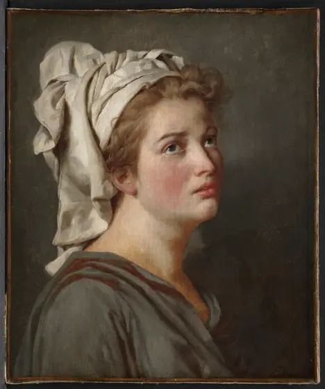 Young Woman with a Turban, Jacques-Louis David, c. 1780, oil on canvas
