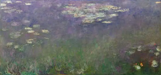 Water Lilies (Agapanthus), Claude Monet, c. 1915–26, oil on canvas