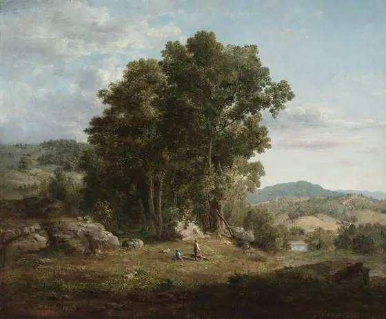 The Wood Chopper, George Inness, 1849, oil on canvas
