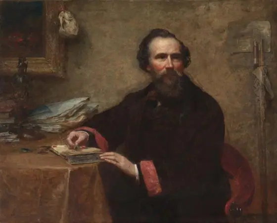 Portrait of Genio C. Scott, Eastman Johnson, 1859, oil on canvas
