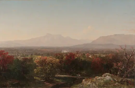 An October Day in the White Mountains, John Frederick Kensett, 1854, oil on canvas