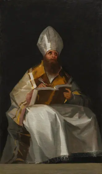 Saint Ambrose, Francisco de Goya, c. 1796–99, oil on canvas