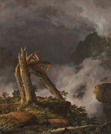 Storm in the Mountains, Frederic Edwin Church, 1847, oil on canvas