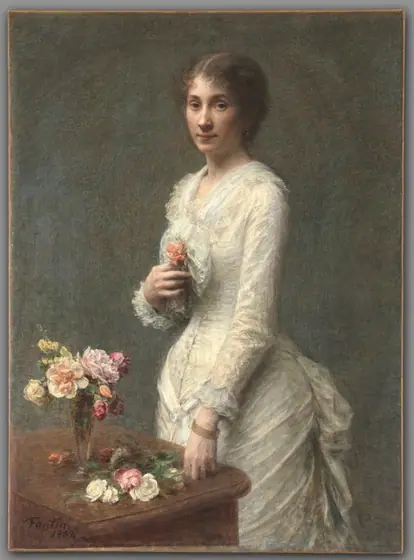 Madame Lerolle, Henri Fantin-Latour, 1882, oil on fabric