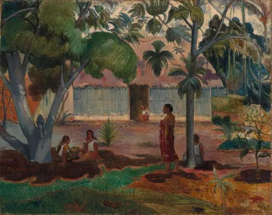 The Large Tree, Paul Gauguin, 1891, oil on canvas