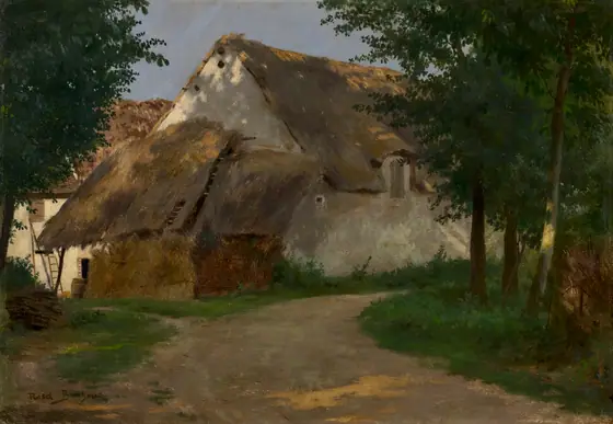 The Farm at the Entrance of the Wood, Rosa Bonheur, 1860–80, oil on fabric