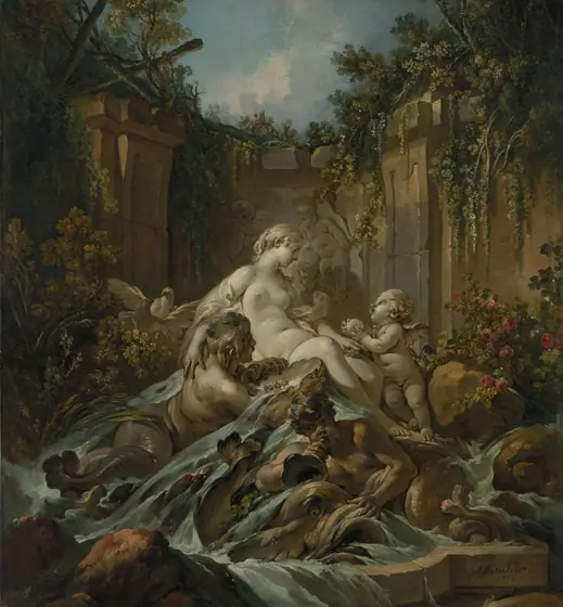 Fountain of Venus, François Boucher, 1756, oil on canvas