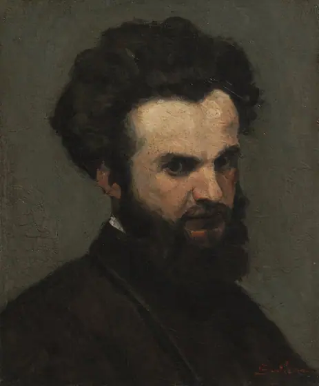Self-Portrait, Armand Guillaumin, c. 1872–74, oil on canvas