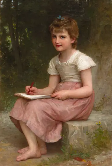 A Calling, William-Adolphe Bouguereau, 1896, oil on fabric