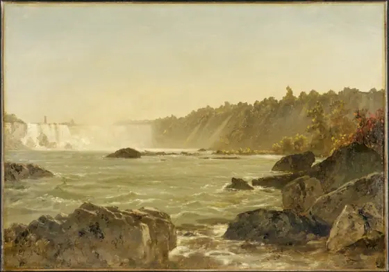View of Niagara Falls, John Frederick Kensett, c. 1851–52, oil on canvas