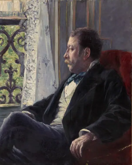 Portrait of a Man, Gustave Caillebotte, 1880, oil on canvas