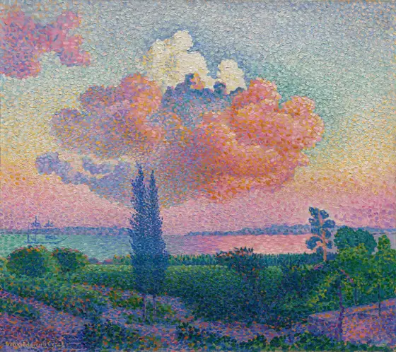 The Pink Cloud, Henri-Edmond Cross, c. 1896, oil on canvas