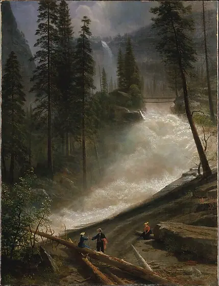 Nevada Falls, Yosemite, Albert Bierstadt, 1872 or 1873, oil on canvas