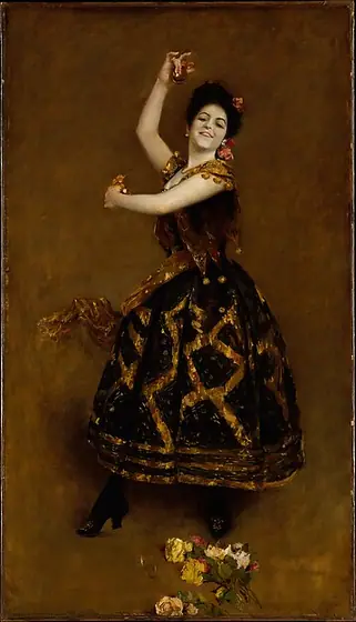 Carmencita, William Merritt Chase, 1890, oil on canvas