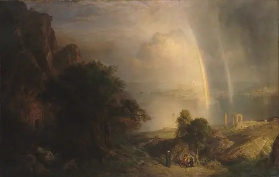 The Aegean Sea, Frederic Edwin Church, ca. 1877, oil on canvas