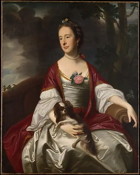 Mrs. Jerathmael Bowers, John Singleton Copley, ca. 1763, oil on canvas