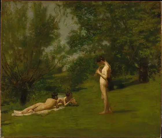 Arcadia, Thomas Eakins, ca. 1883, oil on canvas